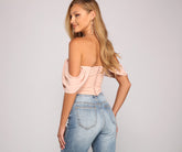 Classy Chic Off-The-Shoulder Corset Ins Street